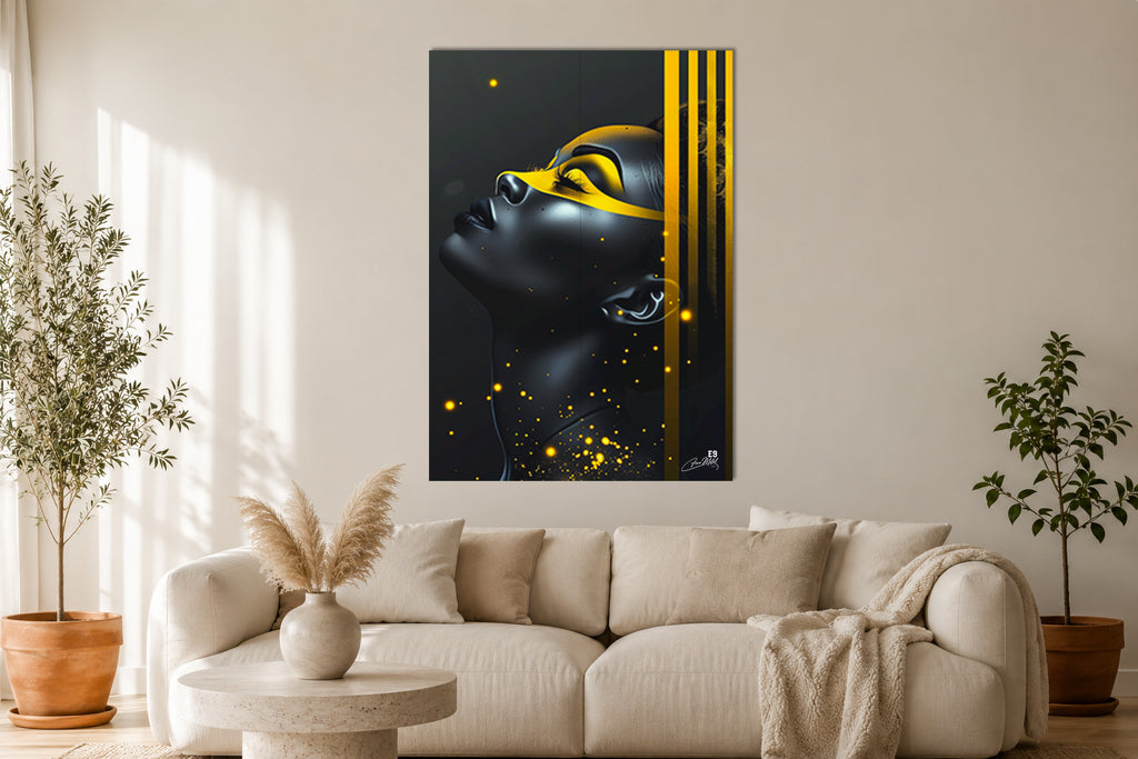 Shattered Elegance - Surrealist Art Aluminium Print