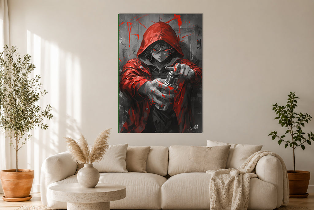 Shattered Elegance - Surrealist Art Aluminium Print