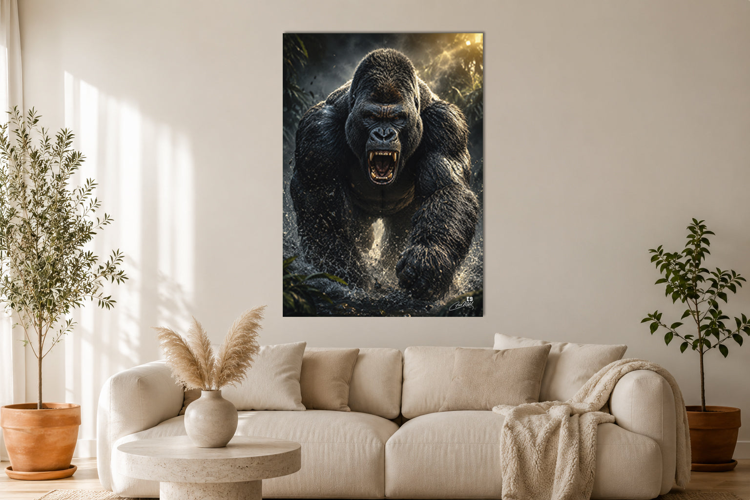 Silverback - Impression sur aluminium HD | E9 Fine Metal Art (Copie)