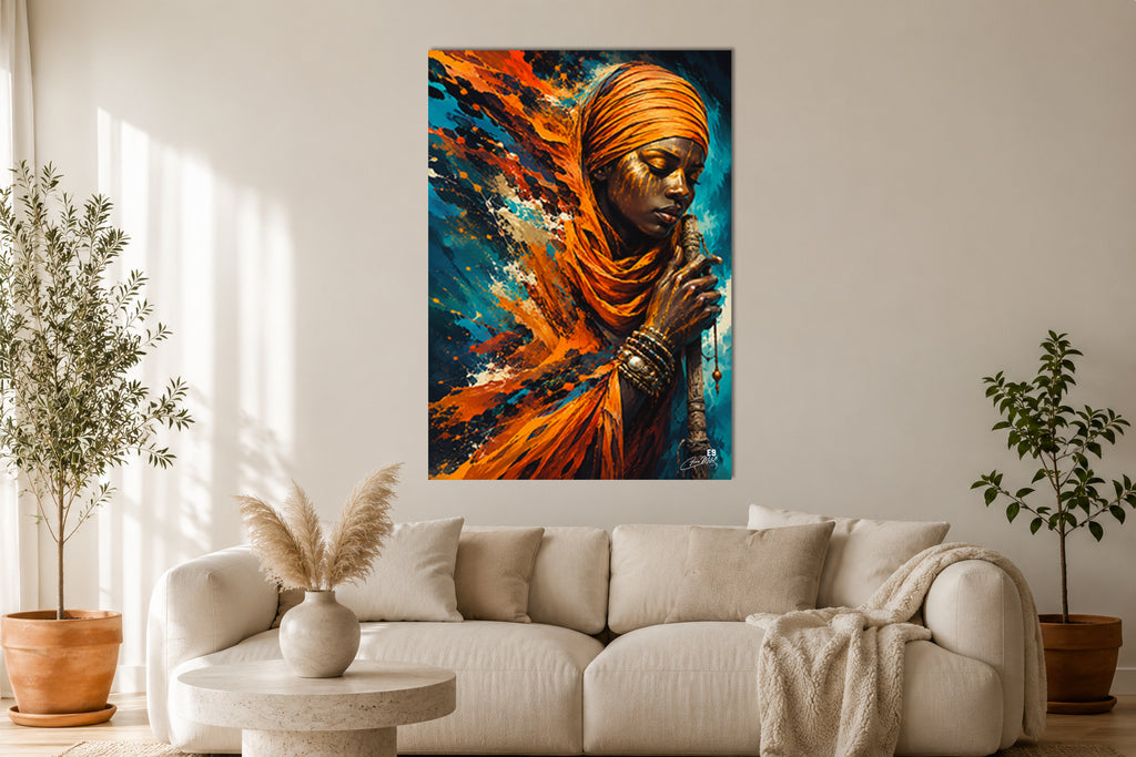 Flame of Grace - Impression sur aluminium HD | E9 Fine Metal Art