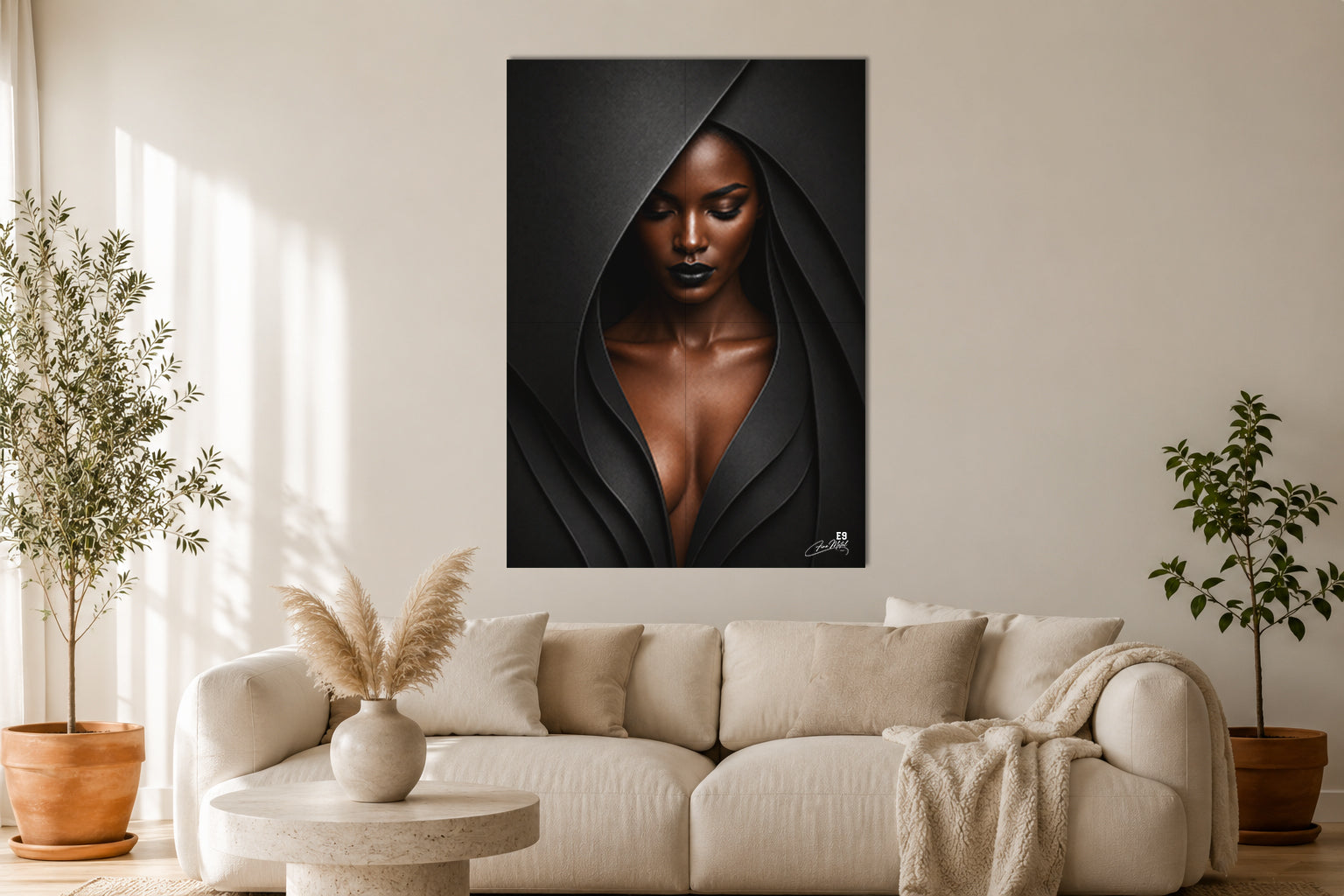 Dark Veil - Impression sur aluminium HD | E9 Fine Metal Art