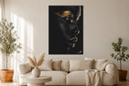 Shadow & Gold - Impression sur aluminium HD | E9 Fine Metal Art