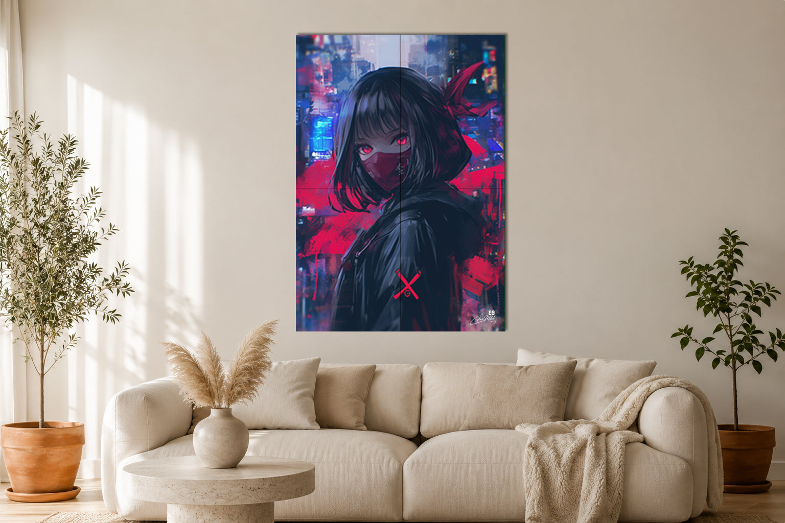 Shattered Elegance - Surrealist Art Aluminium Print