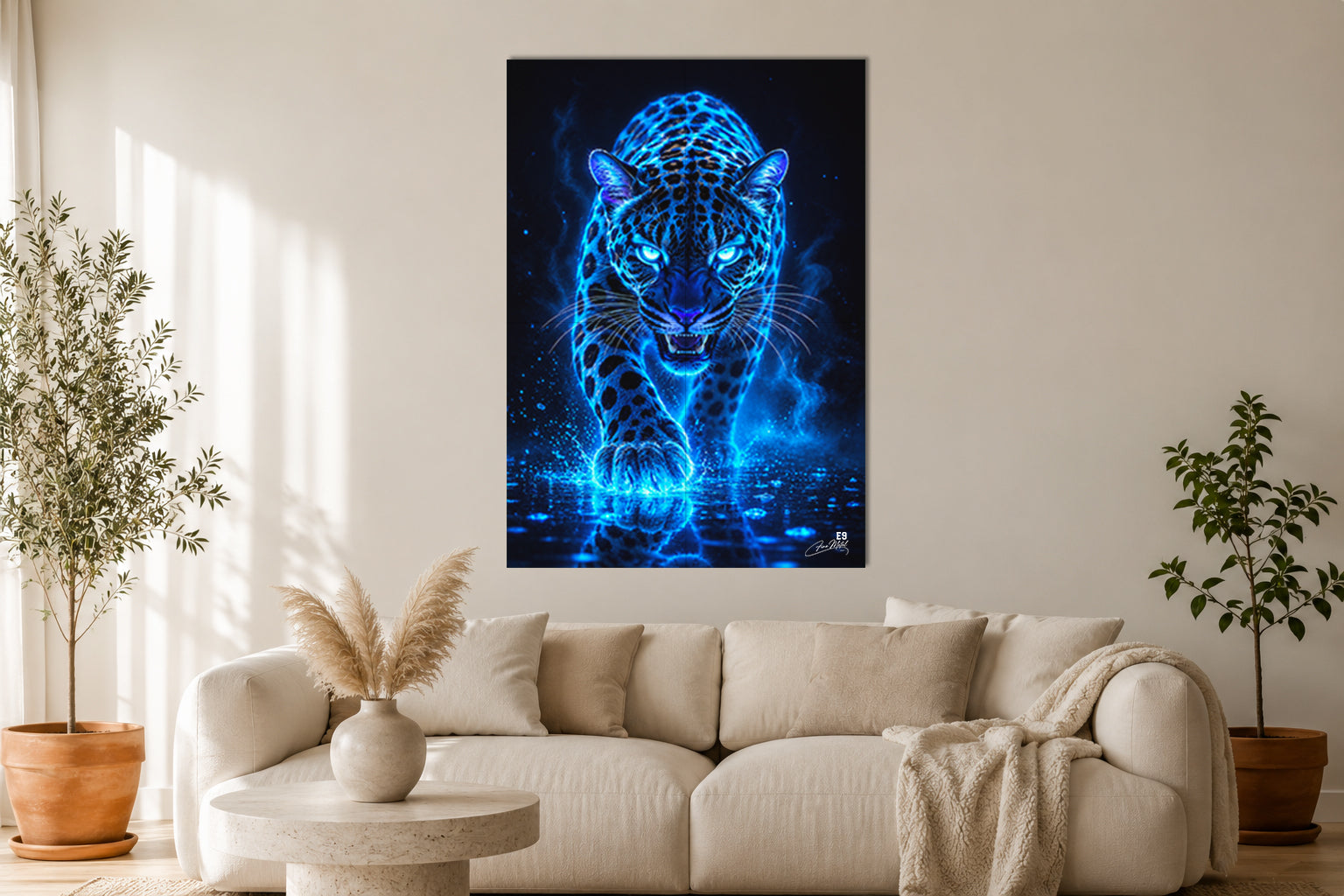 Blue Phantom - Impression sur aluminium HD | E9 Fine Metal Art