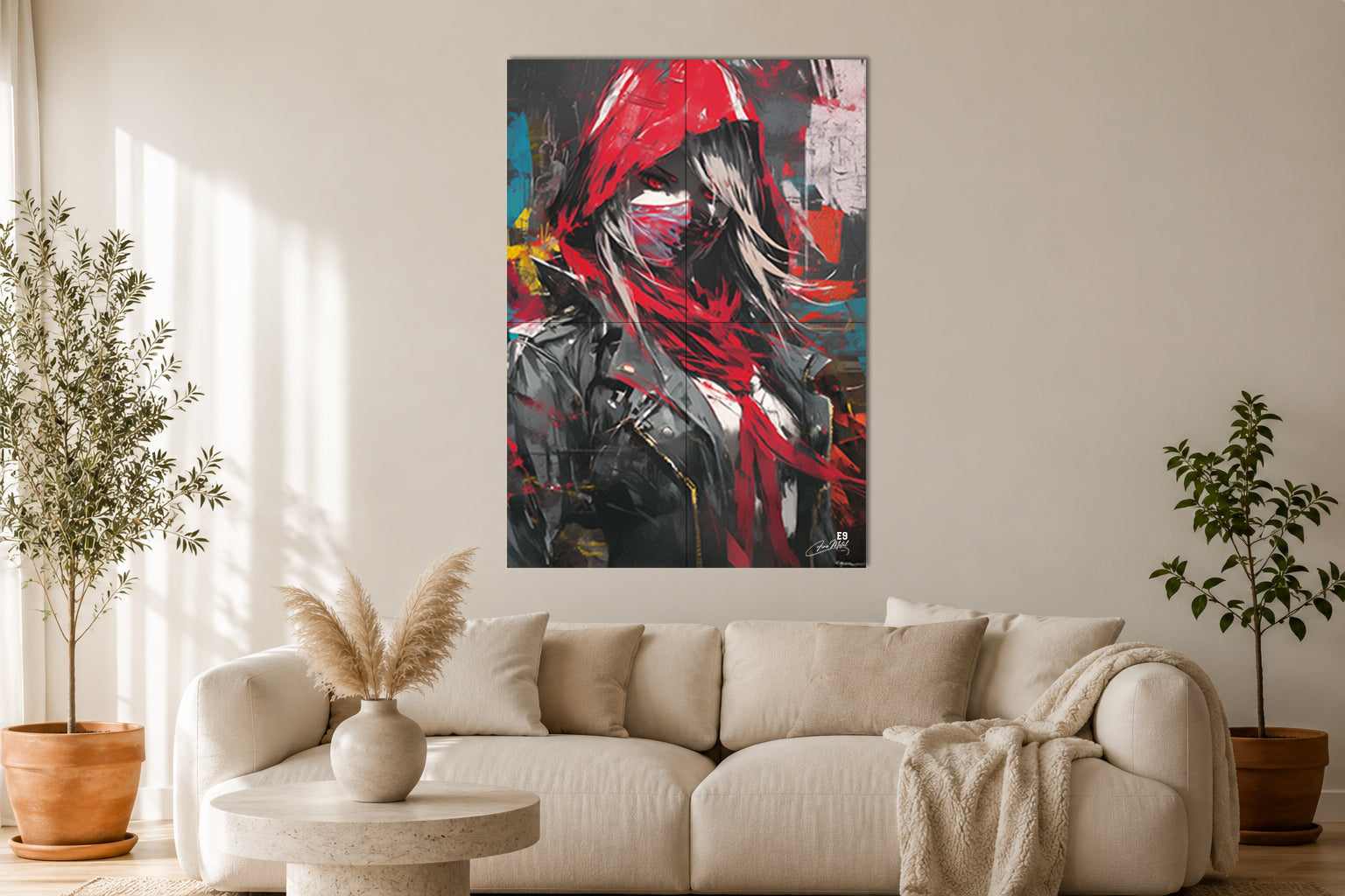 Shattered Elegance - Surrealist Art Aluminium Print
