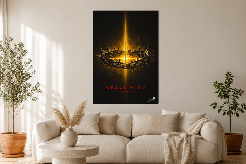 Grace Wins - Impression sur aluminium HD | E9 Fine Metal Art