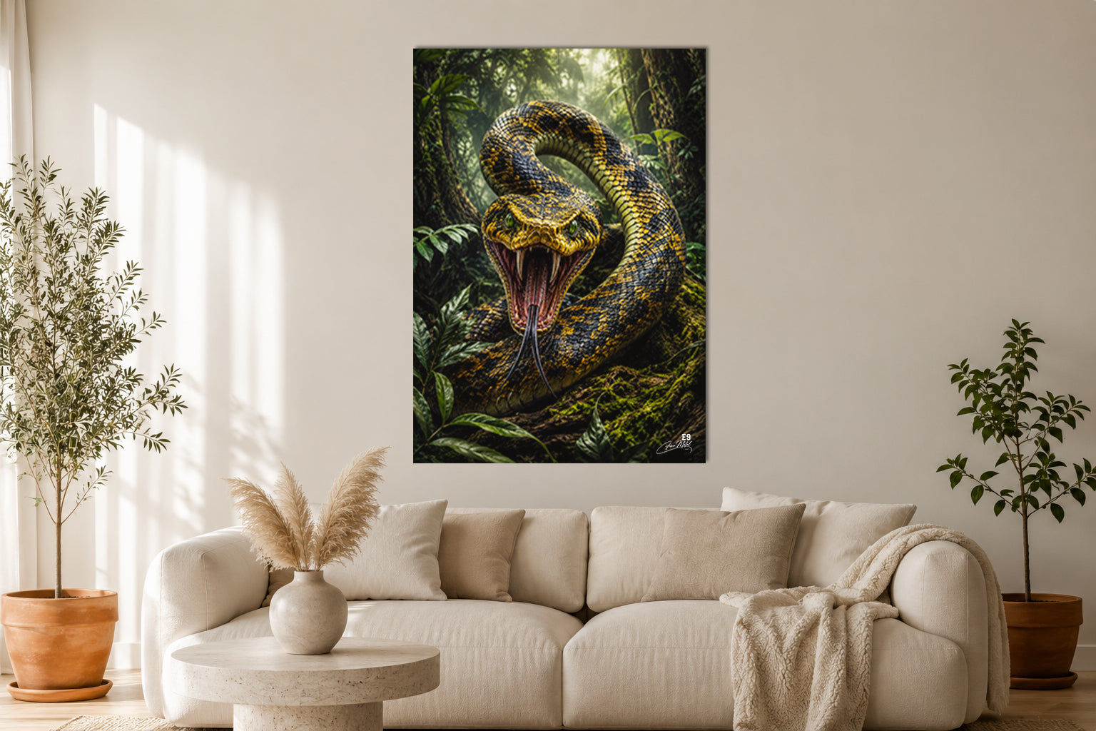 Jungle King - Impression sur aluminium HD | E9 Fine Metal Art (Copie)