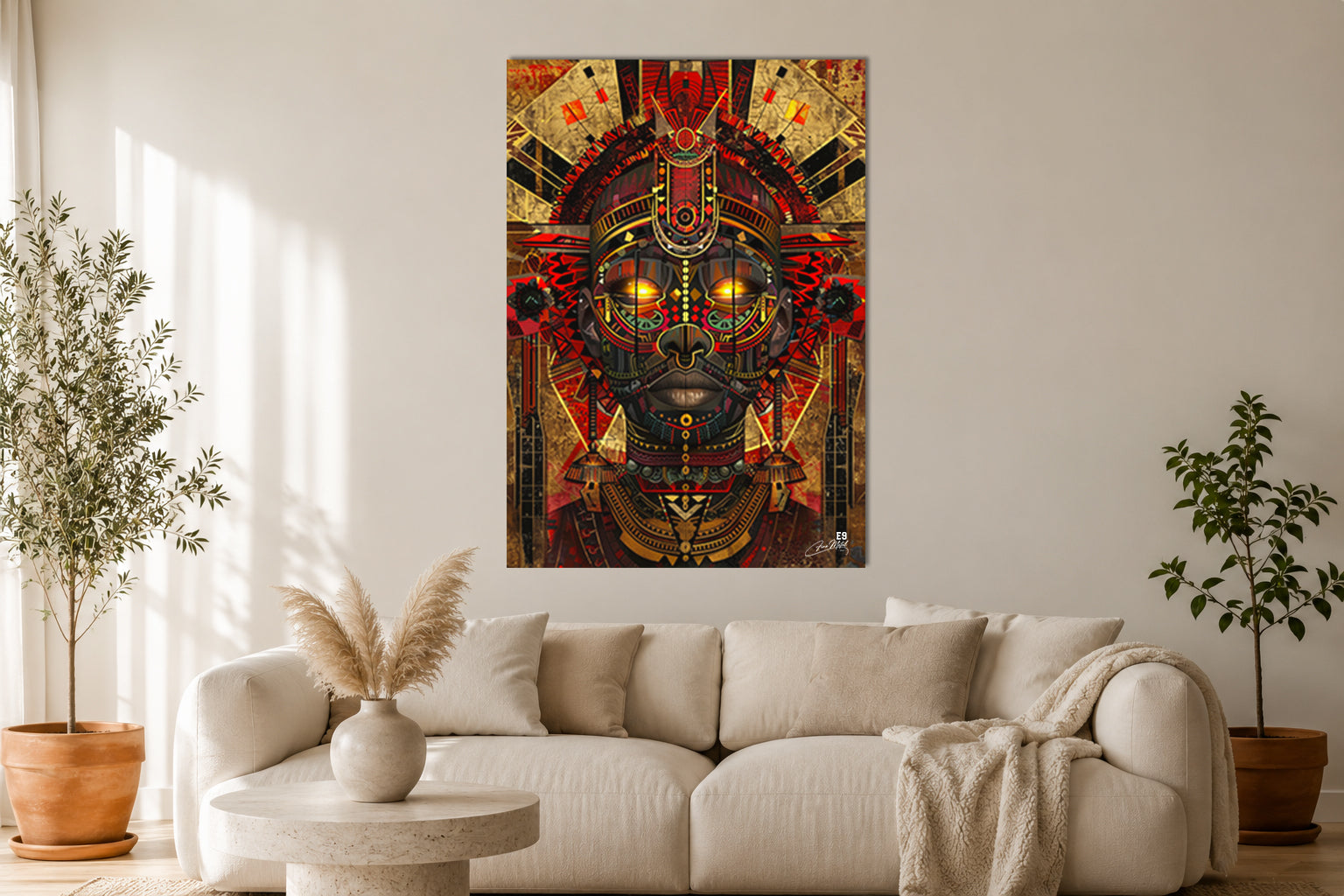Shattered Elegance - Surrealist Art Aluminium Print