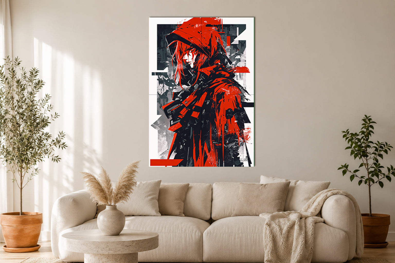 Shattered Elegance - Surrealist Art Aluminium Print