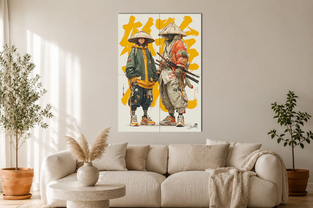 Ronin Code - Impression sur aluminium HD | E9 Fine Metal Art