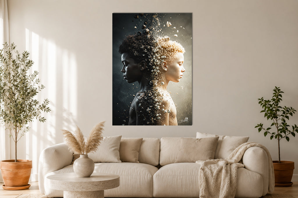Two Worlds - Impression sur aluminium HD | E9 Fine Metal Art