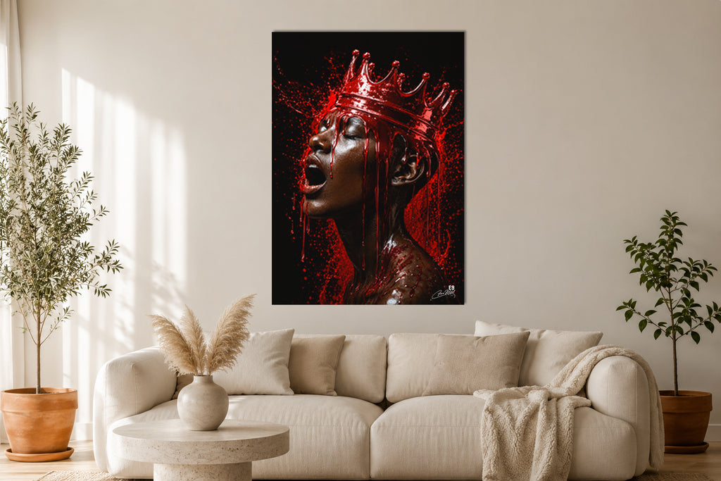 Crimson King - Impression sur aluminium HD | E9 Fine Metal Art