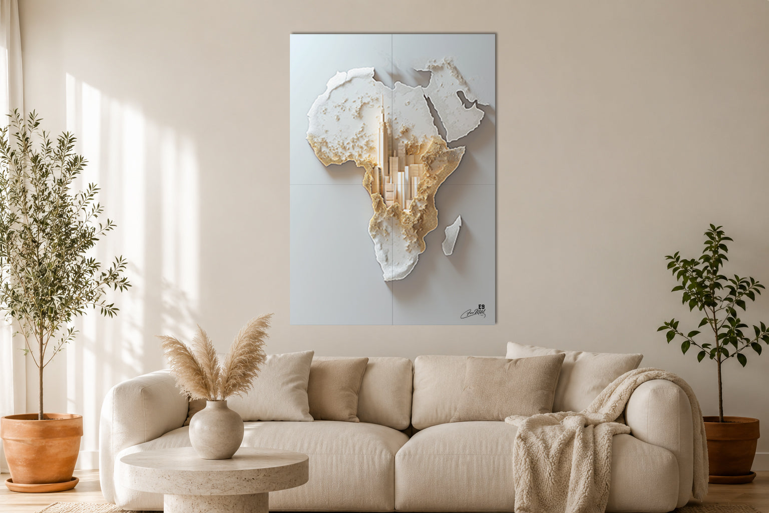 Africa Rising - Impression sur aluminium HD | E9 Fine Metal Art