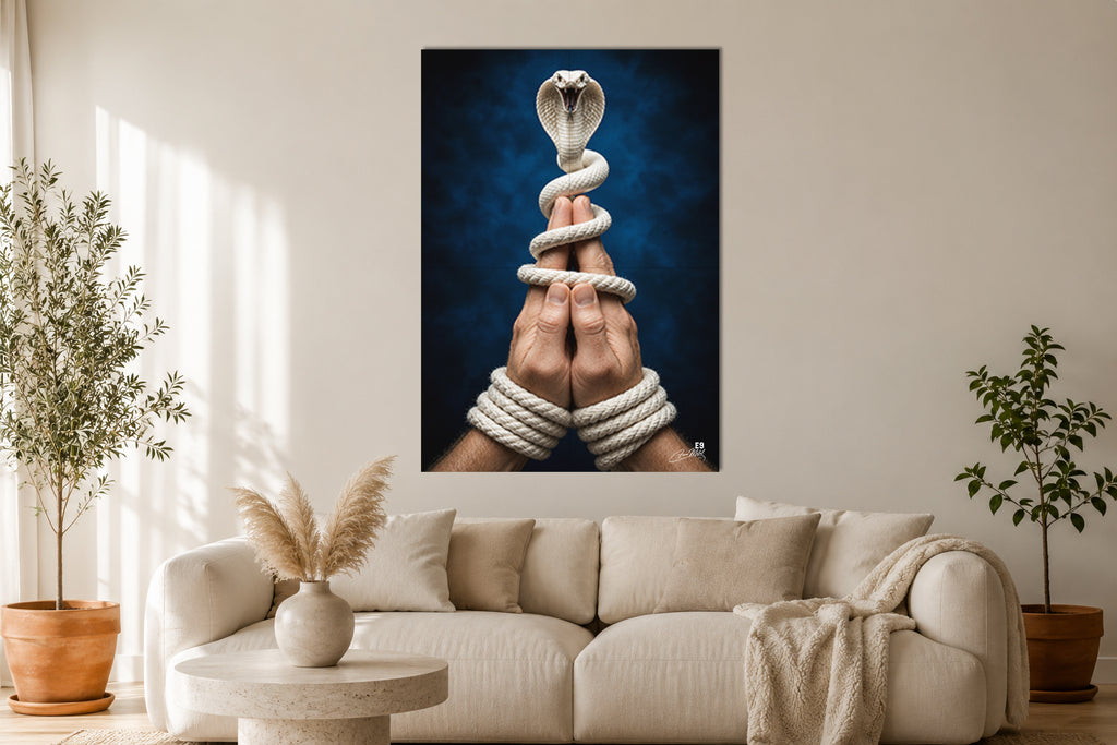 The Cobra  - Impression sur aluminium HD | E9 Fine Metal Art