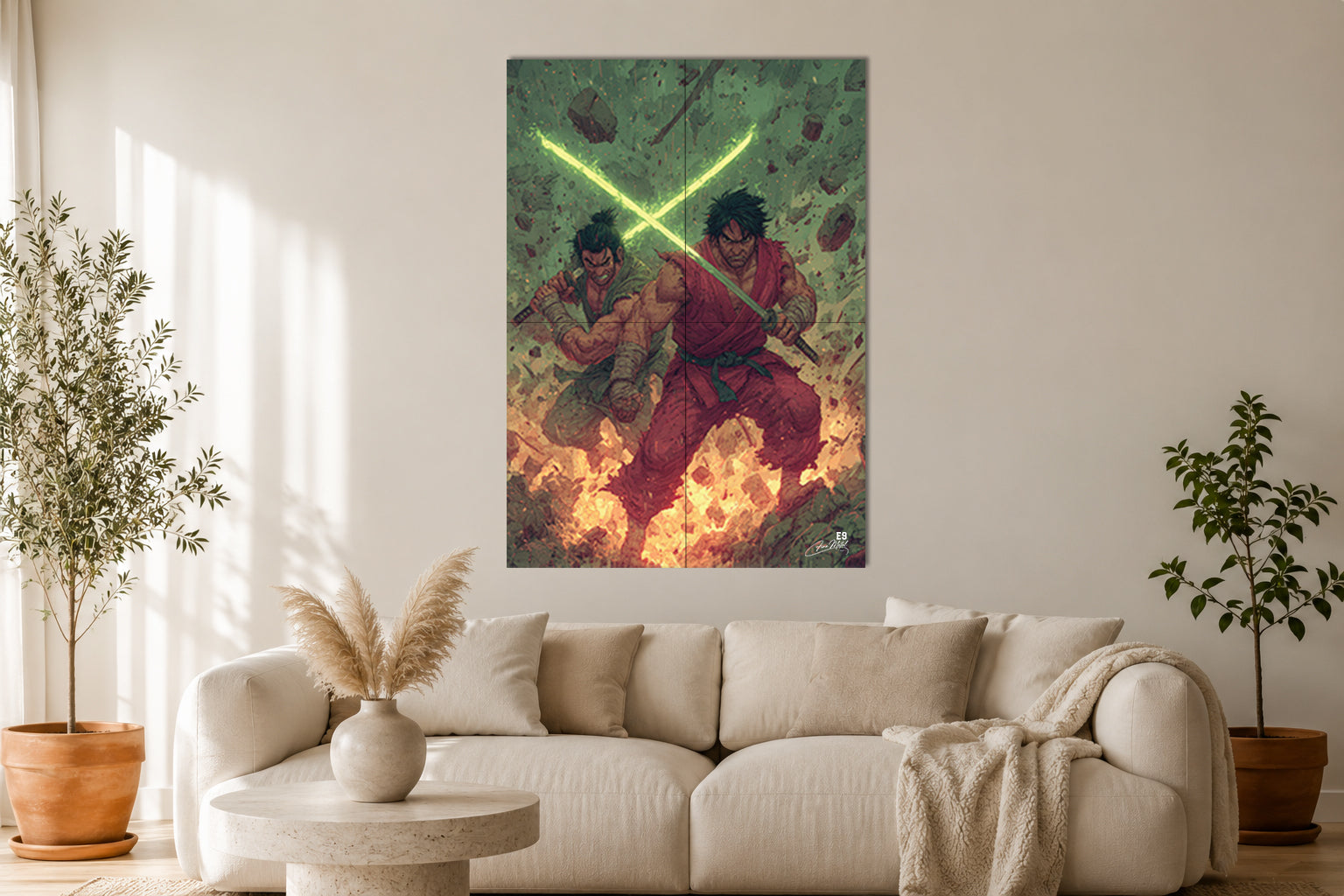 Shattered Elegance - Surrealist Art Aluminium Print