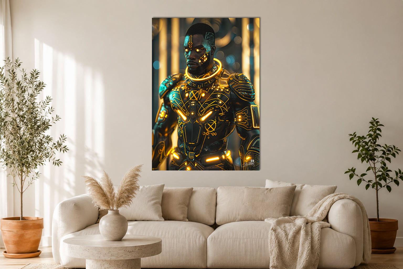 Shattered Elegance - Surrealist Art Aluminium Print