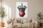 Crowned Heart - Impression sur aluminium HD | E9 Fine Metal Art