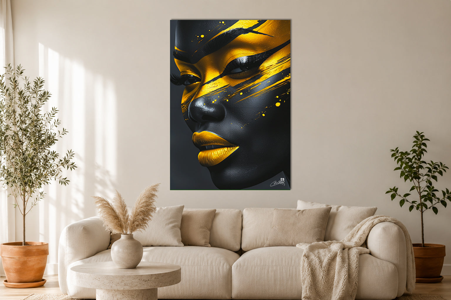 Wild Brushstroke - Impression sur aluminium HD | E9 Fine Metal Art