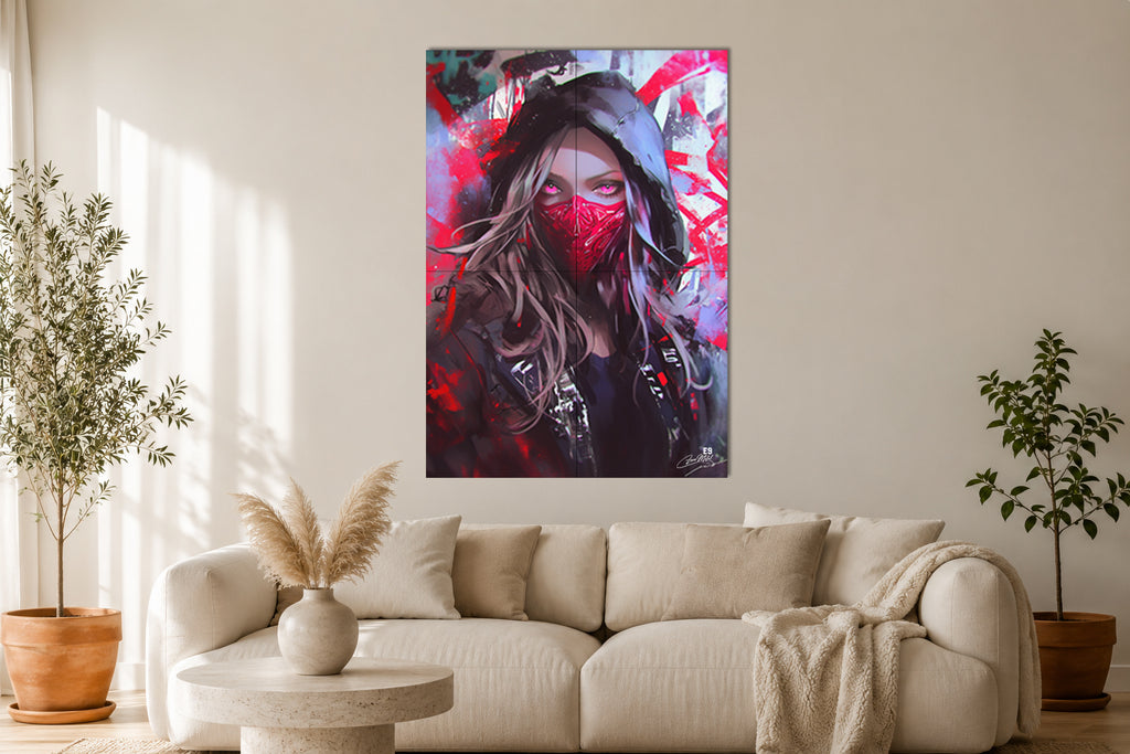 Shattered Elegance - Surrealist Art Aluminium Print