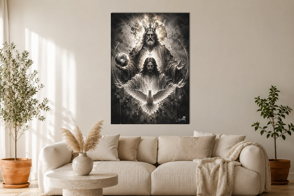 The Holy Trinity - Impression sur aluminium HD | E9 Fine Metal Art