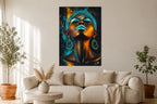 Turquoise Rising - Impression sur aluminium HD | E9 Fine Metal Art