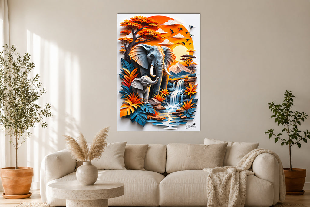 Savanna Bond - Impression sur aluminium HD | E9 Fine Metal Art
