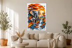 Savanna Bond - Impression sur aluminium HD | E9 Fine Metal Art