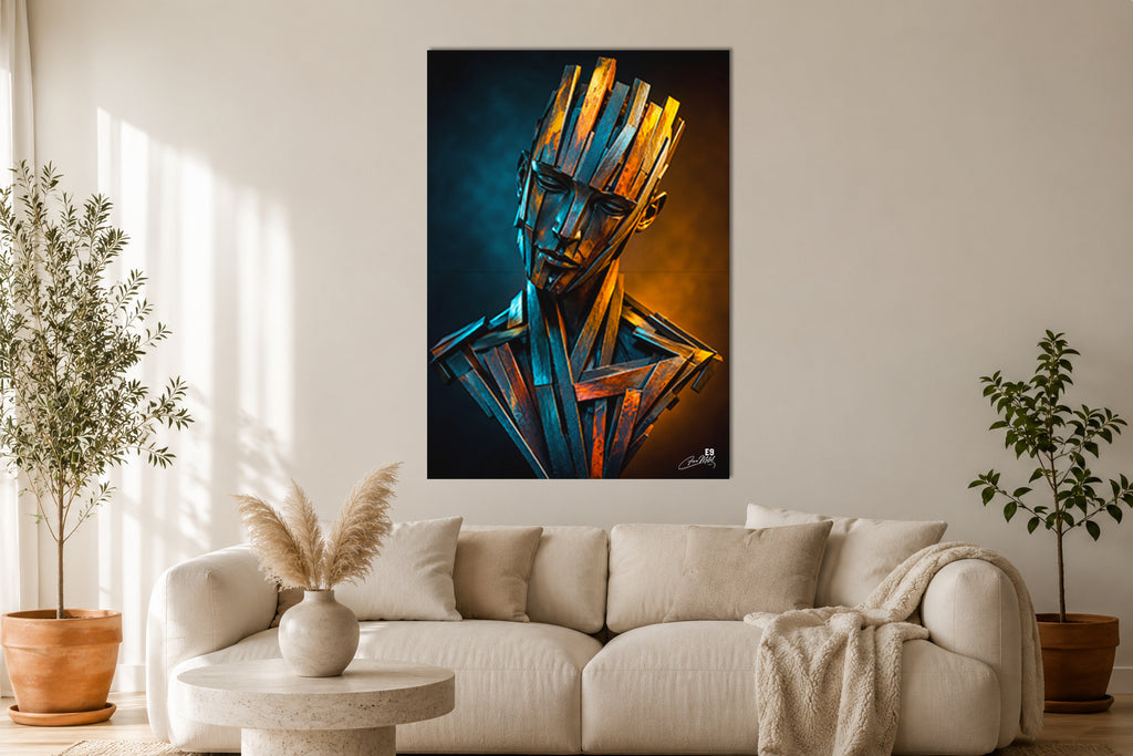 Broken Man - Impression sur aluminium HD | E9 Fine Metal Art