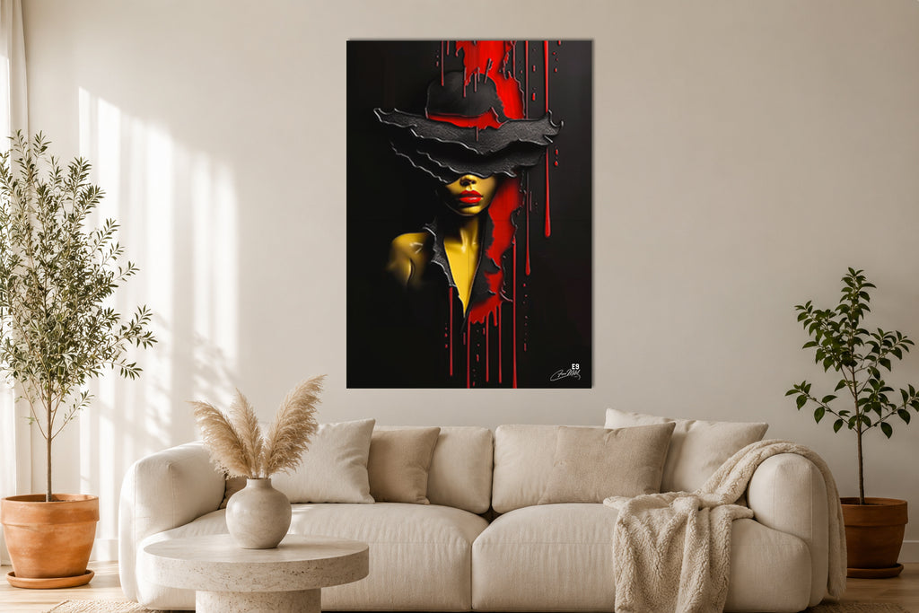 Shattered Elegance - Surrealist Art Aluminium Print