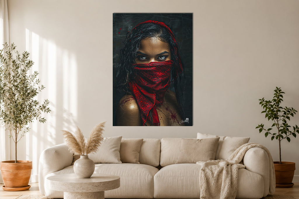 Wild Eyes - Impression sur aluminium HD | E9 Fine Metal Art
