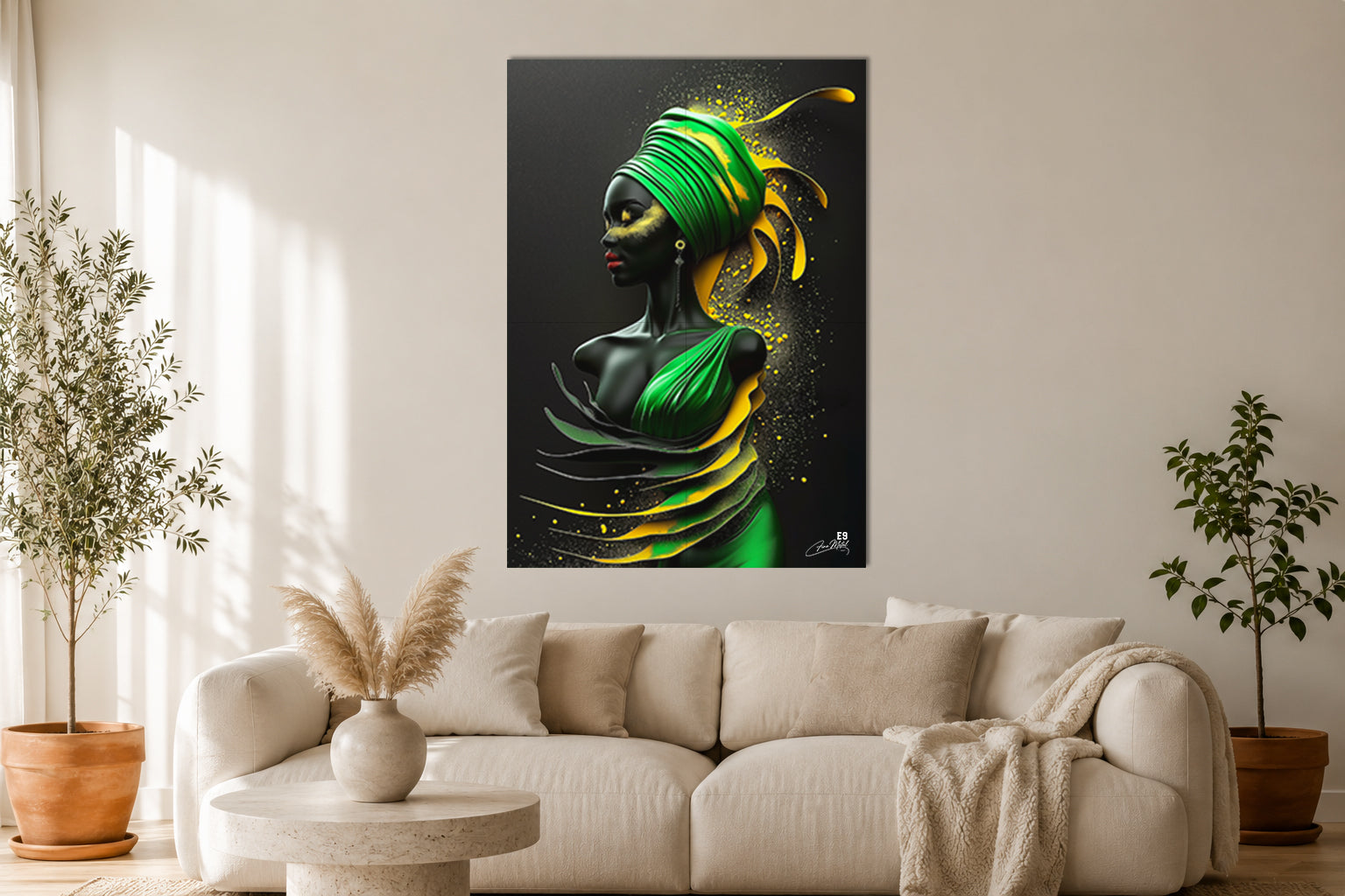 Shattered Elegance - Surrealist Art Aluminium Print