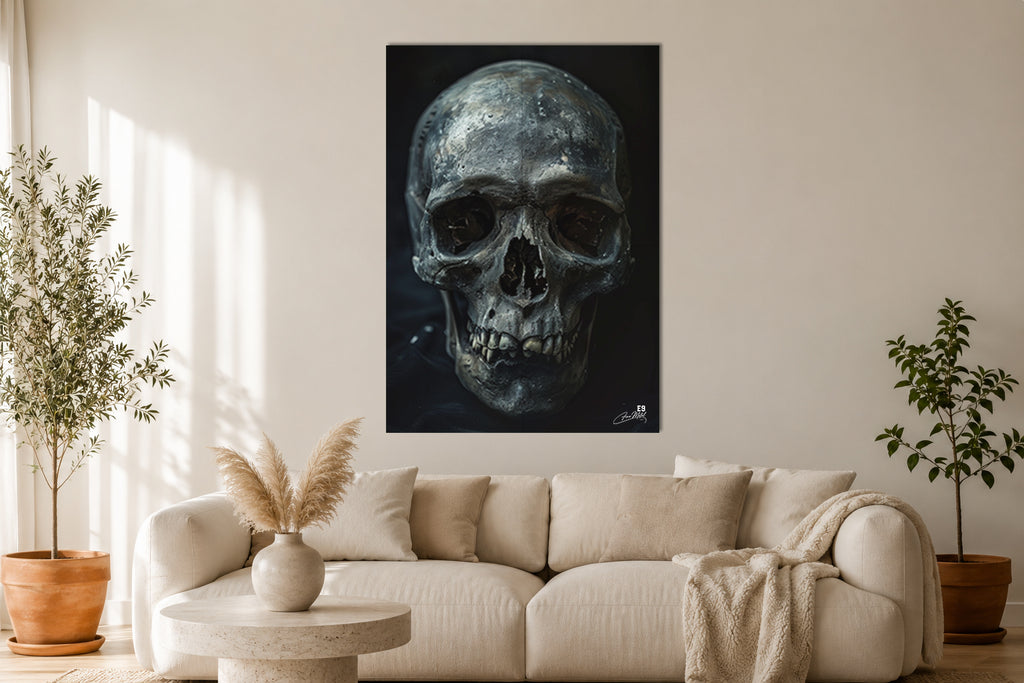 Sacred Skull - Impression sur aluminium HD | E9 Fine Metal Art
