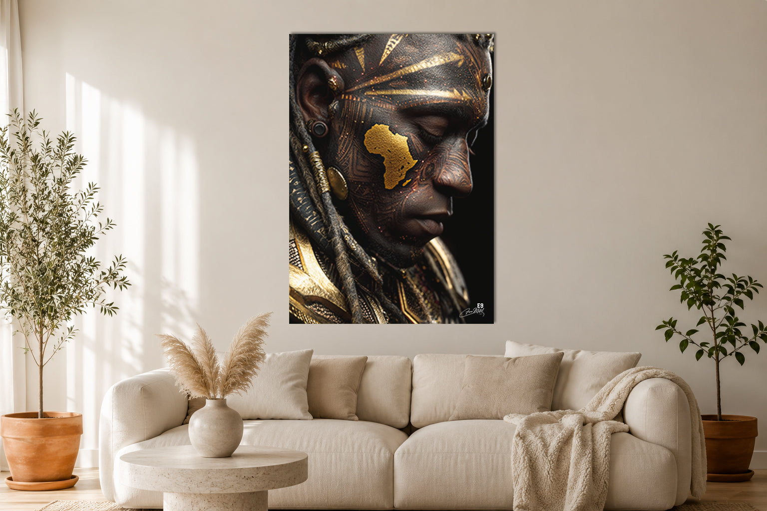 Shattered Elegance - Surrealist Art Aluminium Print