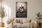 Jésus a Sauvé Ma Vie - Impression sur aluminium HD | E9 Fine Metal Art