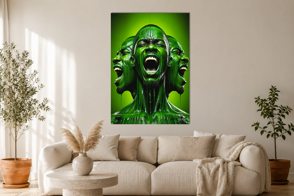 Shattered Elegance - Surrealist Art Aluminium Print