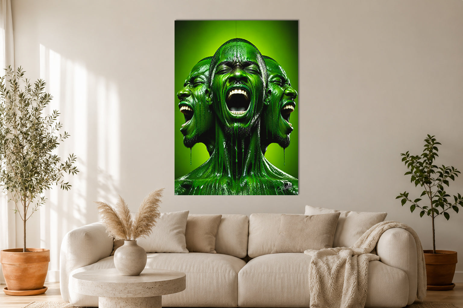 Shattered Elegance - Surrealist Art Aluminium Print