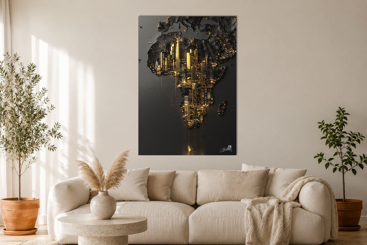 Shattered Elegance - Surrealist Art Aluminium Print