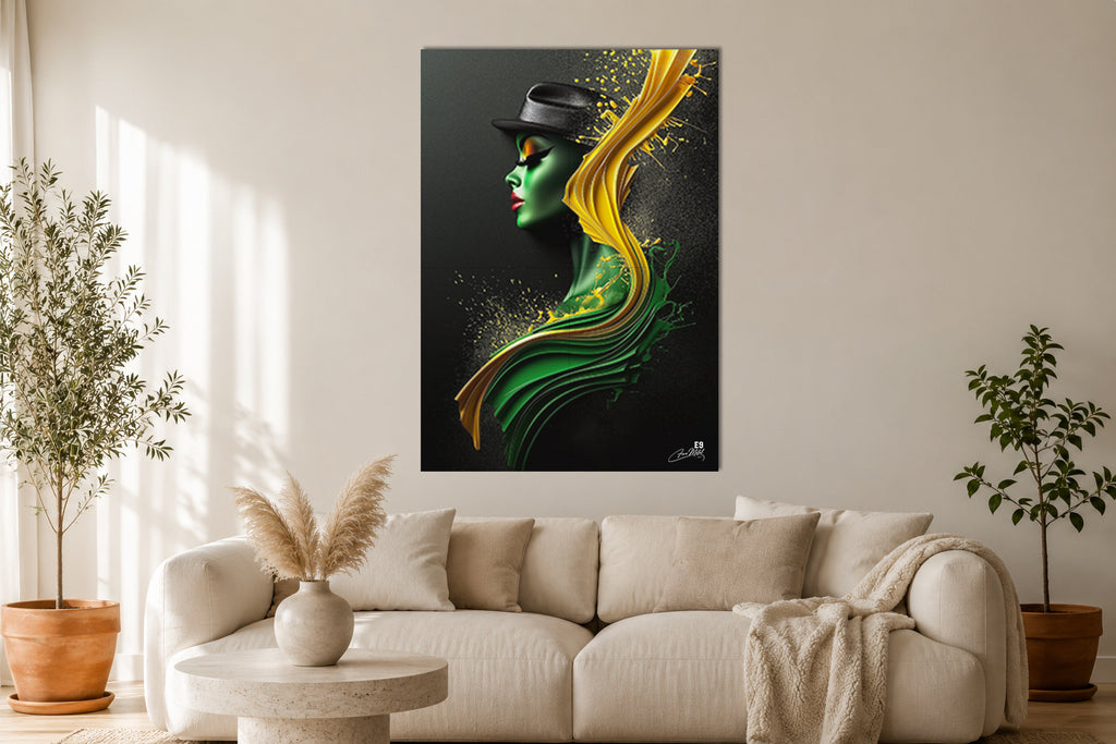 Shattered Elegance - Surrealist Art Aluminium Print
