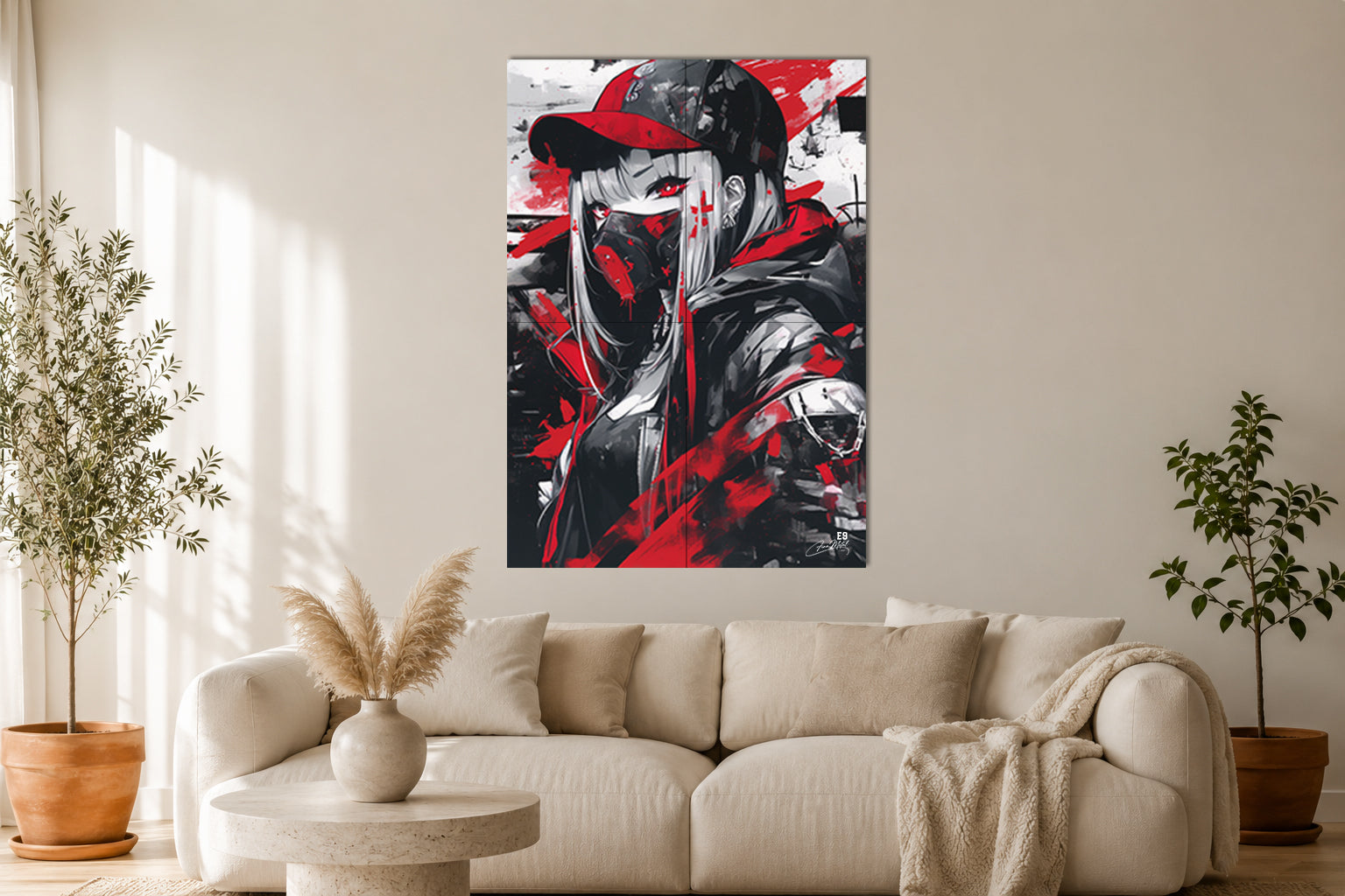 Shattered Elegance - Surrealist Art Aluminium Print