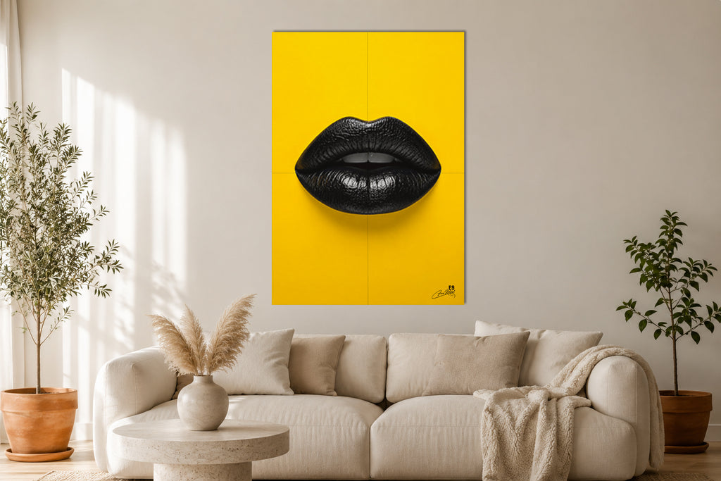 Black Lips - Impression sur aluminium HD | E9 Fine Metal Art