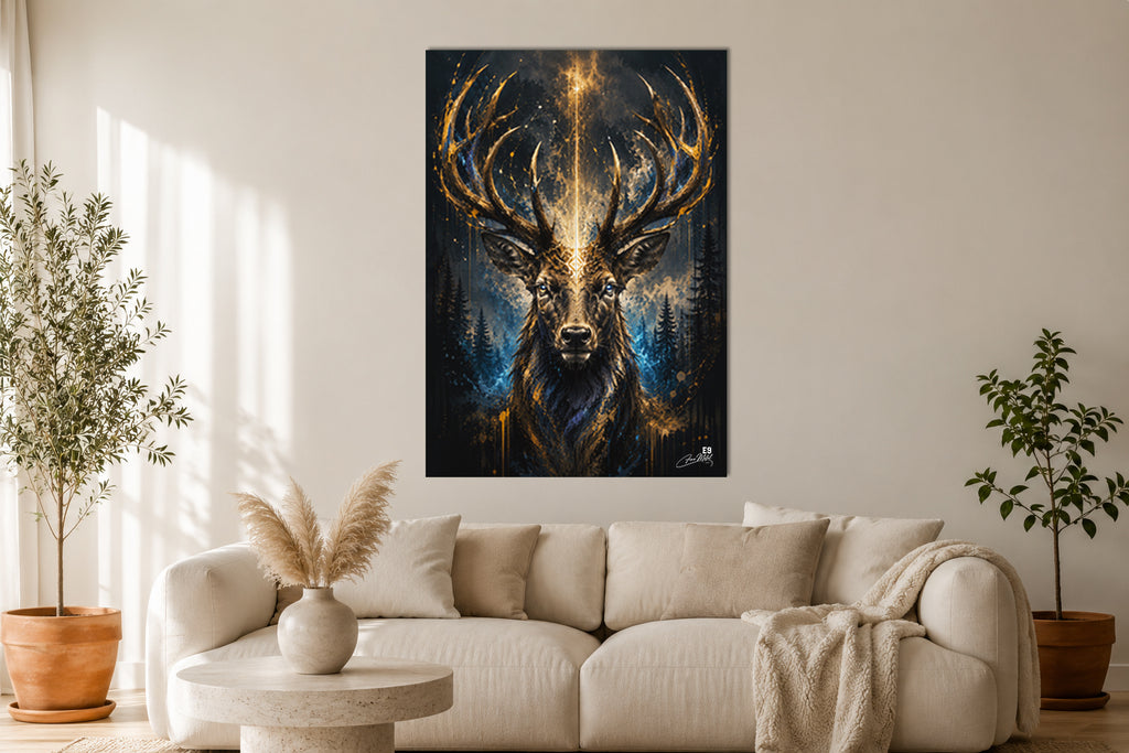 Spirit Stag - Impression sur aluminium HD | E9 Fine Metal Art #2