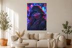 Violet Signal - Impression sur aluminium HD | E9 Fine Metal Art