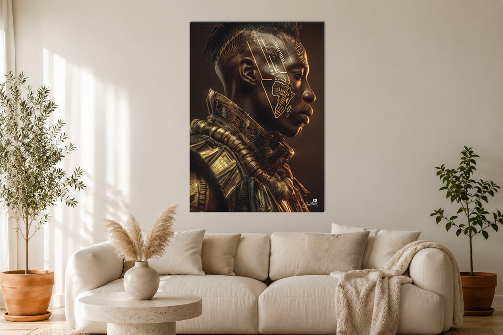 Shattered Elegance - Surrealist Art Aluminium Print