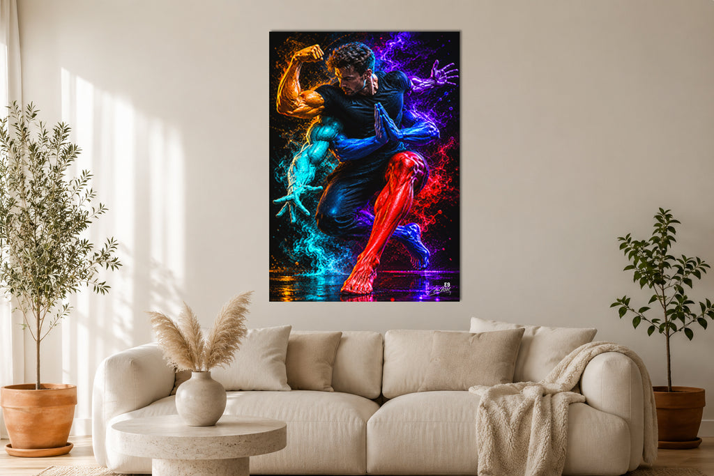 Unleashed Energy - Impression sur aluminium HD | E9 Fine Metal Art