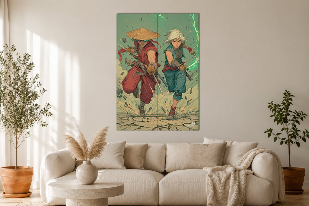 Thunder Clash - Impression sur aluminium HD | E9 Fine Metal Art