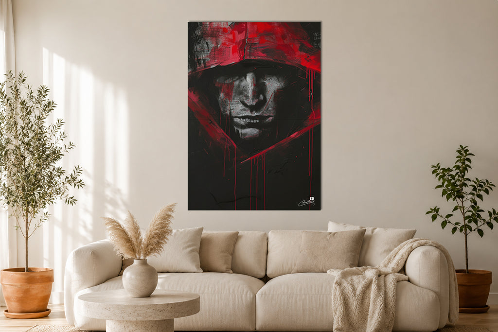 War Paint - Impression sur aluminium HD | E9 Fine Metal Art