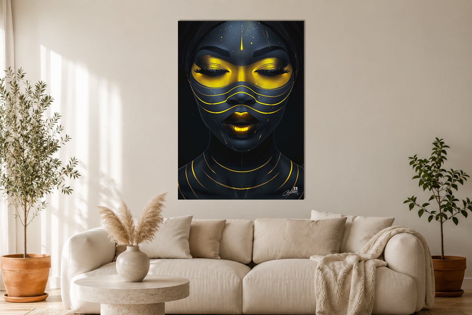 Shattered Elegance - Surrealist Art Aluminium Print