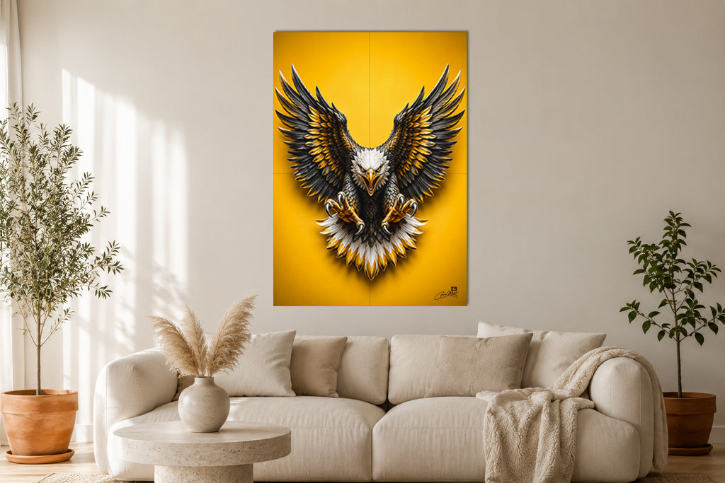 Shattered Elegance - Surrealist Art Aluminium Print